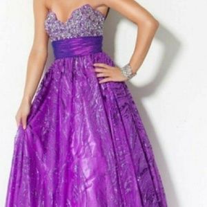Purple prom dress